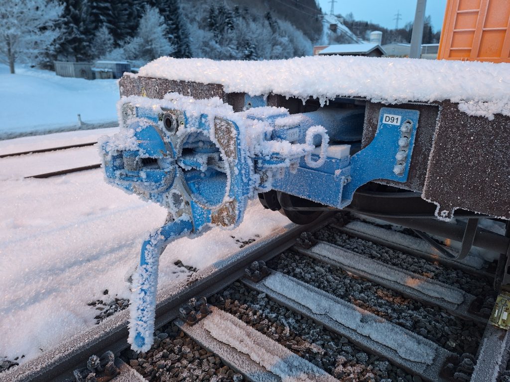 A DAC unit dealing with extreme cold temperatures. Image: ©