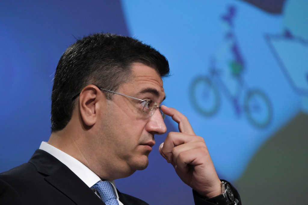 EU transport commissioner Apostolos Tzitzikostas. Image: Shutterstock. © Alexandros Michailidis