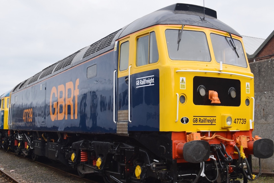Going, going, almost gone. GB Railfreight is selling off its last three Class 47 diesels. Image: © GB Railfreight
