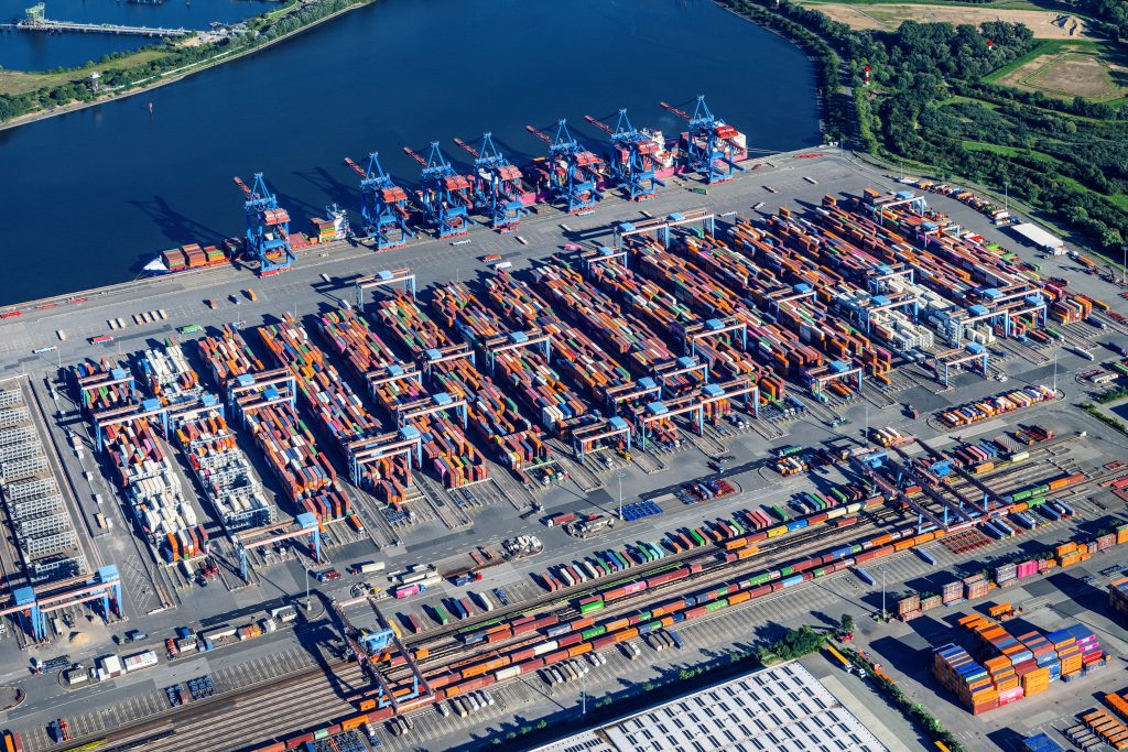 HHLA Container Terminal Altenwerder in Hamburg. Image: © HHLA