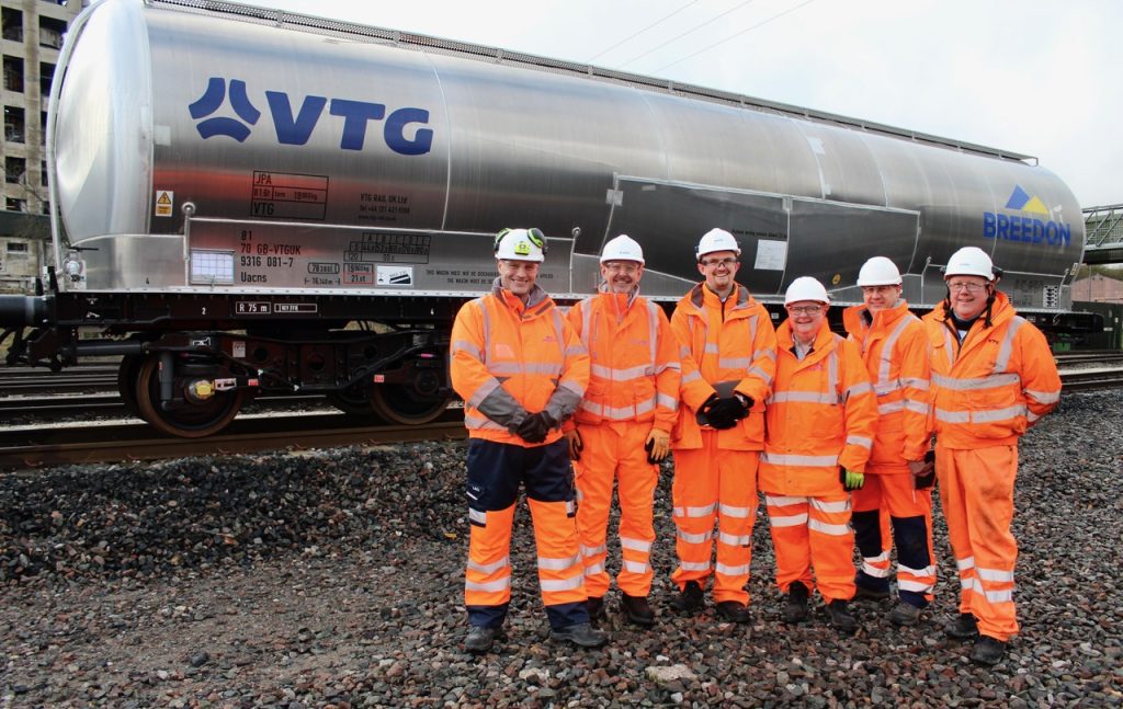 One of VTG's iWagon for Breedon. Image: © VTG