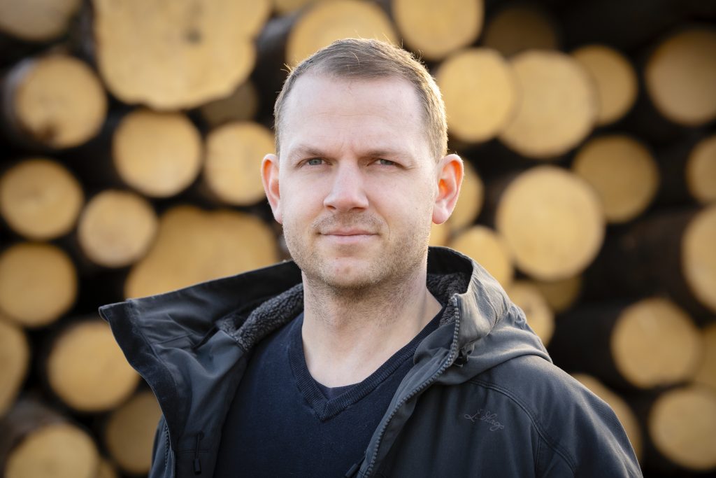 Oscar Jakobsson, Flow Manager at Norra Skog. Image: © Norra Skog