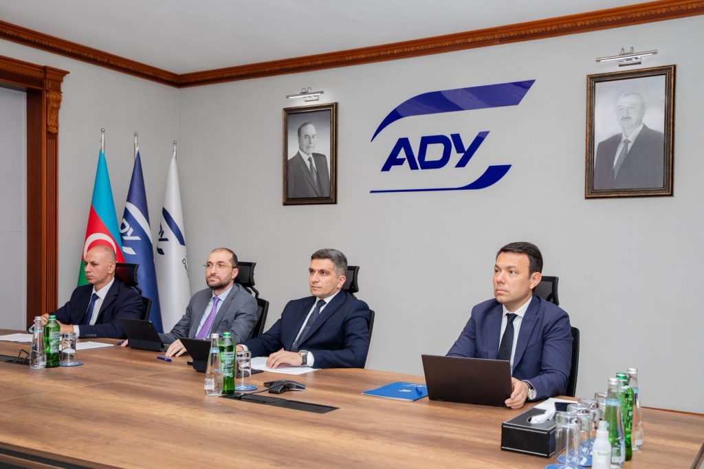 Representatives of ADY recently 'met' with Pakistan's Minister of Railways in an online call. Image: © Azerbaijan Railways