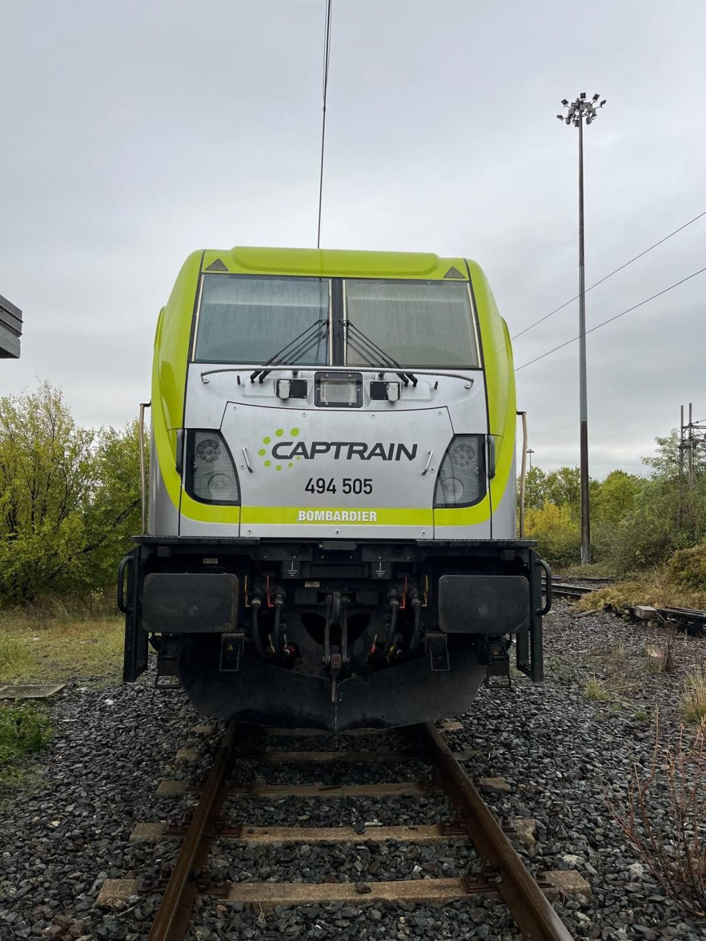 The Captrain locomotive which will be used to the ETCS tests. Image: LinkedIn. © Railpool