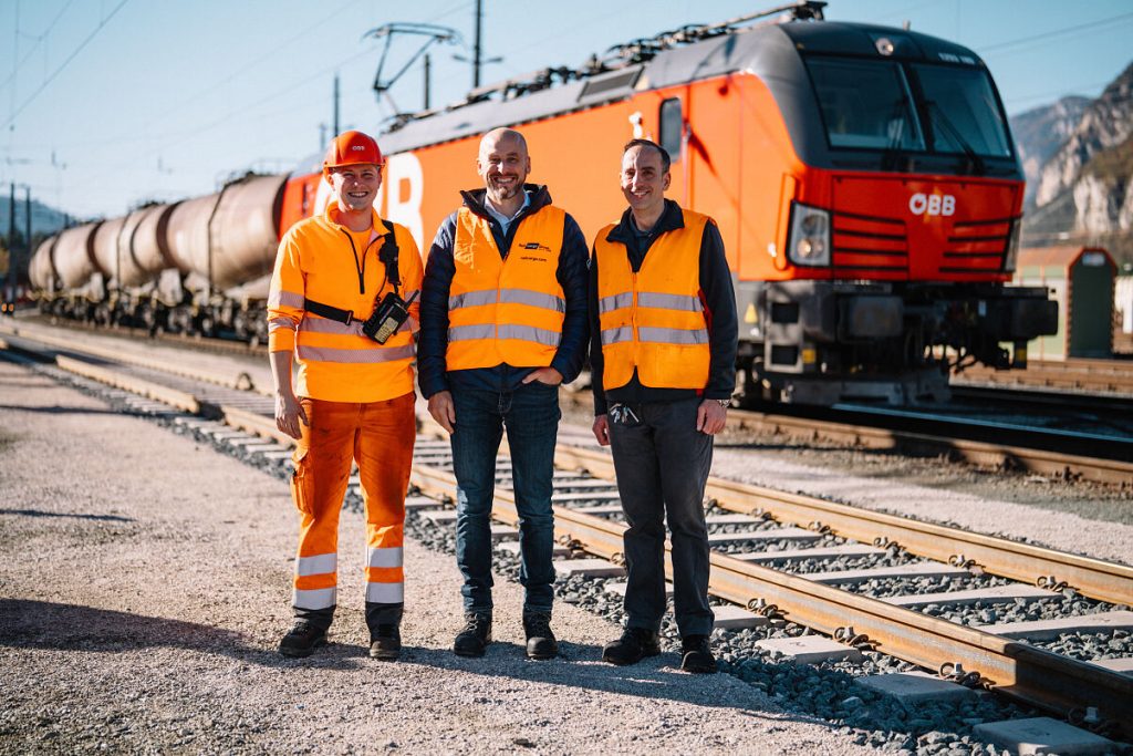 The inauguration of the Koralmbahn with the CEO of RCG Clemens Först. Image: © ÖBB
